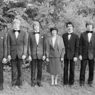 Vidusskolas izlaidums Madlienā, 1982