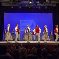 Madlienas pūtēju orķestris un dejotāji Budapeštā