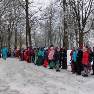 Sniega diena Madlienas vidusskolā