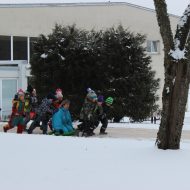 Sniega diena Madlienas vidusskolā