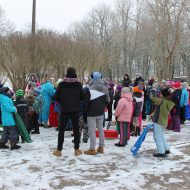 Sniega diena Madlienas vidusskolā