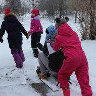 Sniega diena Madlienas vidusskolā