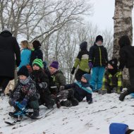 Sniega diena Madlienas vidusskolā