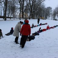 Sniega diena Madlienas vidusskolā