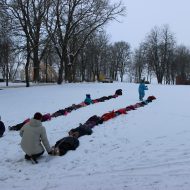 Sniega diena Madlienas vidusskolā