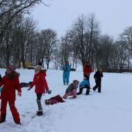 Sniega diena Madlienas vidusskolā