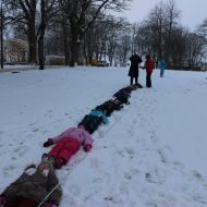 Sniega diena Madlienas vidusskolā