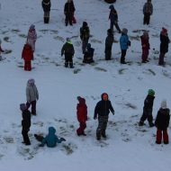 Sniega diena Madlienas vidusskolā