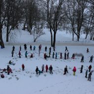 Sniega diena Madlienas vidusskolā