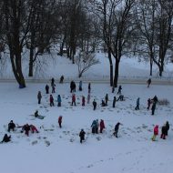 Sniega diena Madlienas vidusskolā