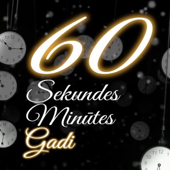 60 sekundes, minūtes, gadi…